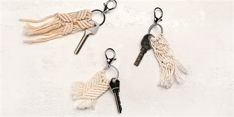 Macrame keychains